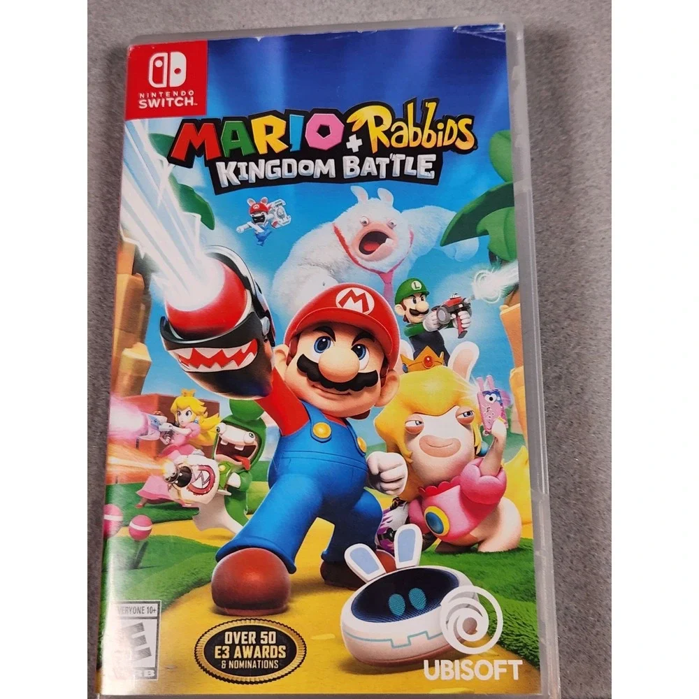 Mario + Rabbids Kingdom Battle Nintendo Switch Ubisoft 2017 Strategy NTSC